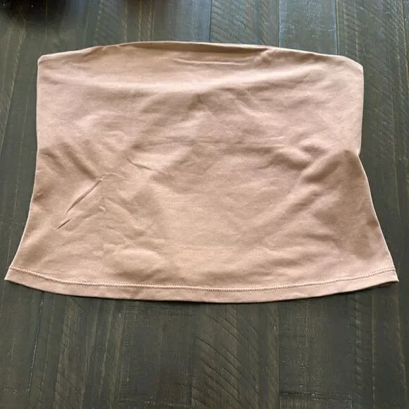 NWOT Free People Essential Brami Brown Strapless Tube Style Bra Support Cami - Picture 6 of 11